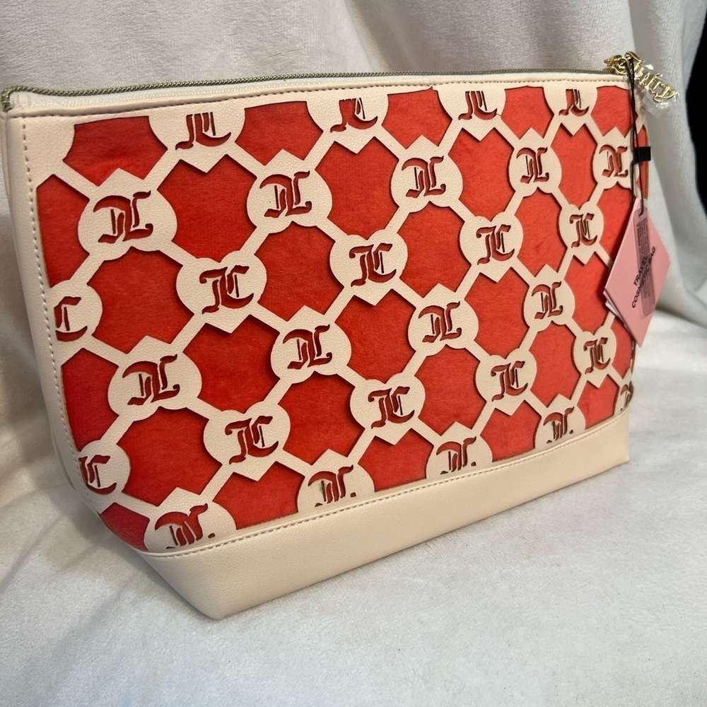 ❤️❤️JUICY COUTURE SUPER CUTE COSMETIC BAG & EMPTY TOILETRY BOTTLE❤️❤️NWT - Picture 6 of 9